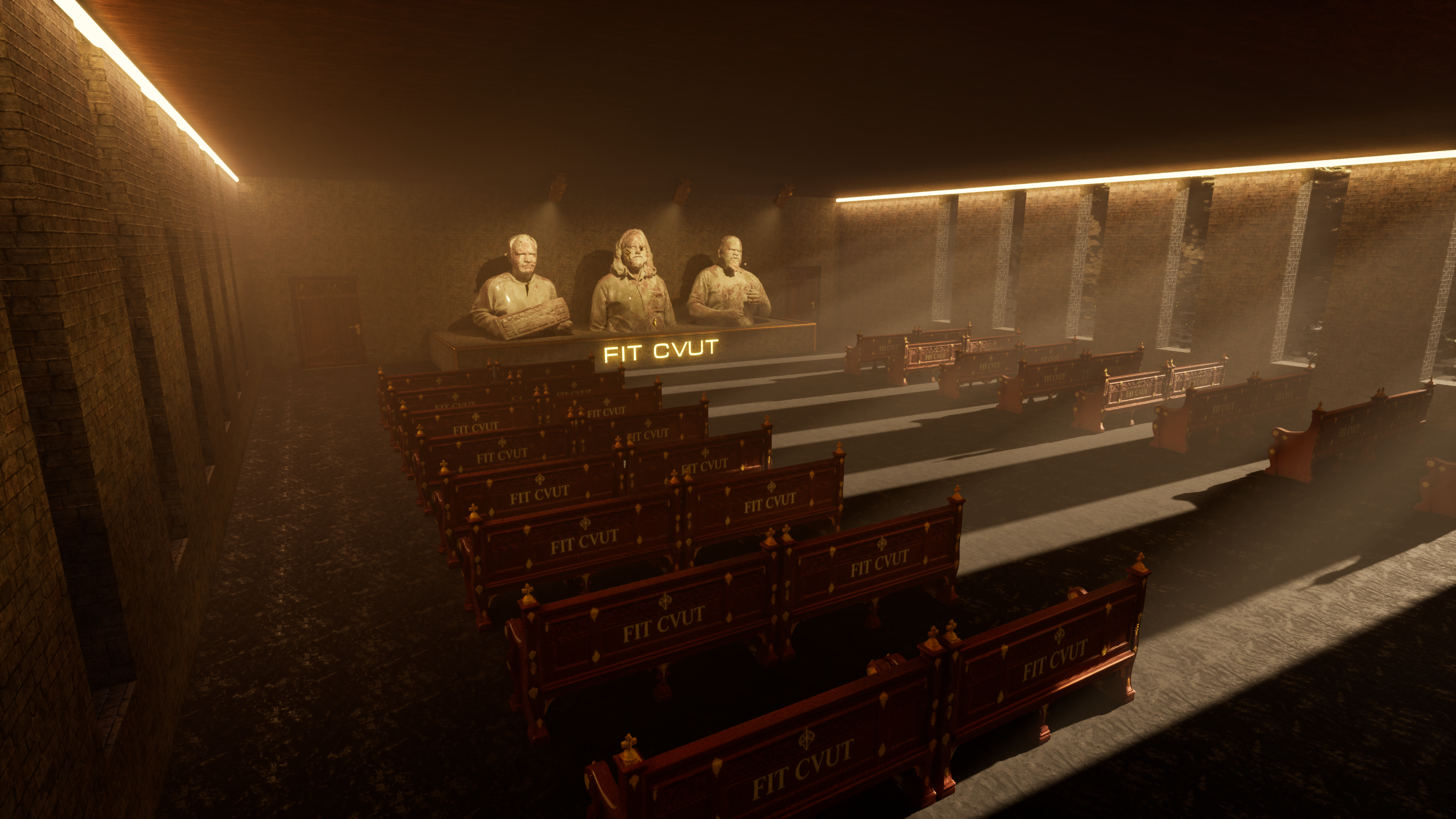 Prostředí vytvořené v Unreal Engine