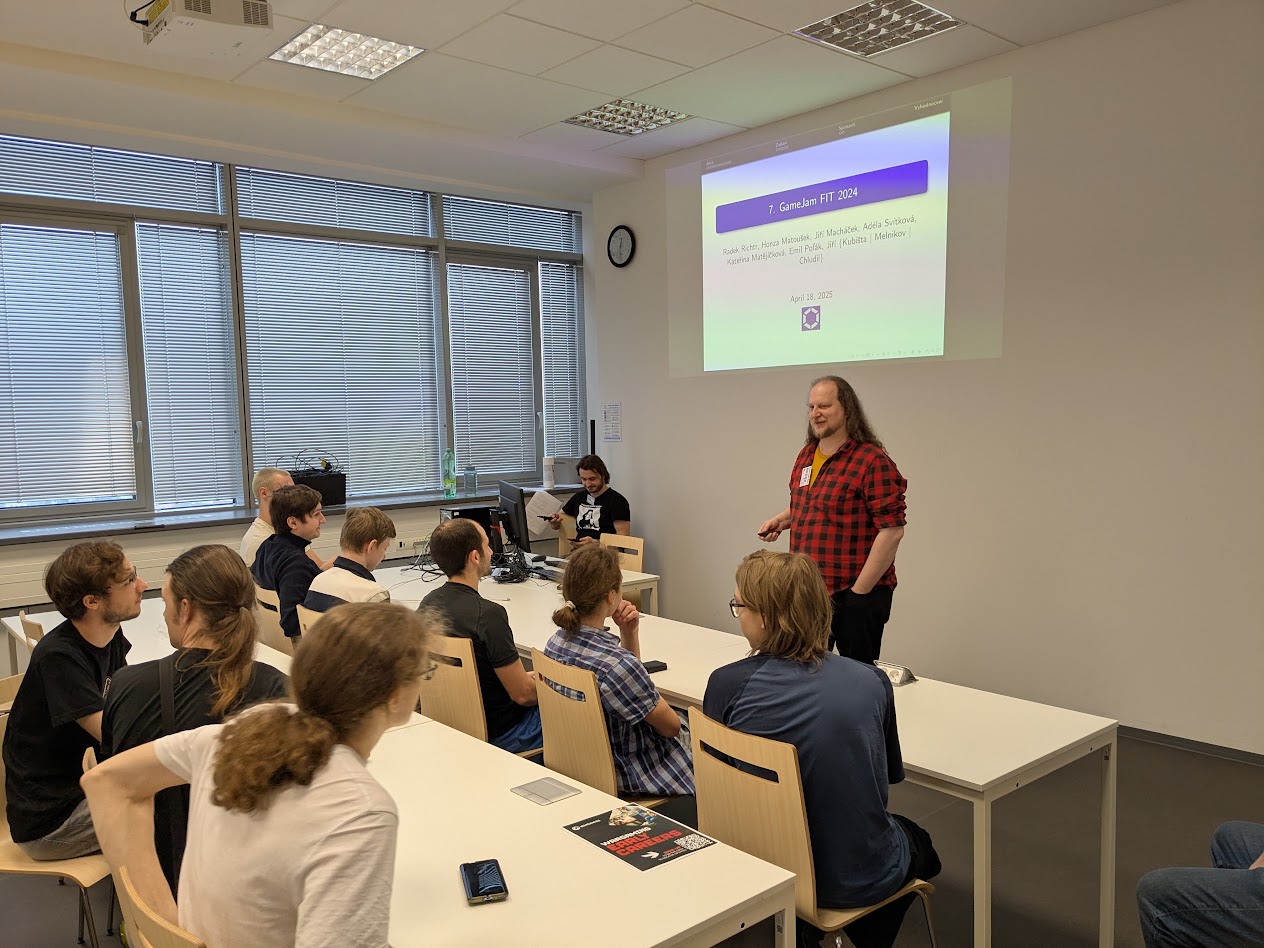 GameJam FIT 2025 – Atmosféra GameJam FIT 2025