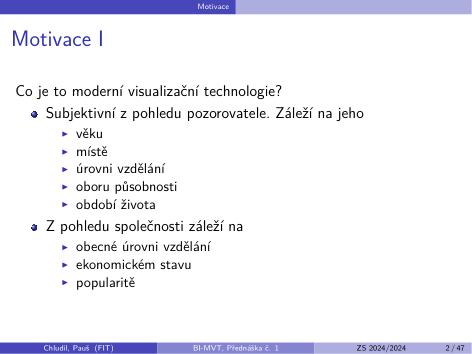 Původní snímek 2: Motivace I