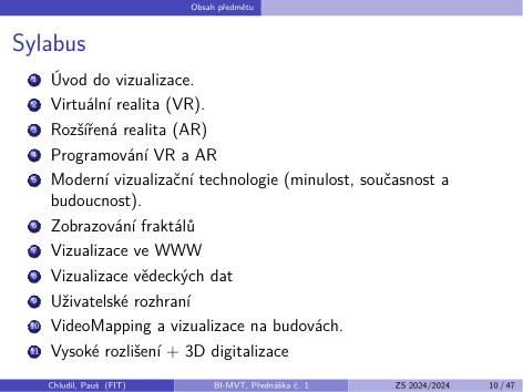 Původní snímek 10: Sylabus