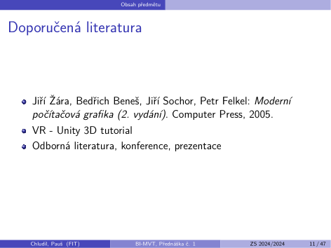 Původní snímek 11: Doporučená literatura