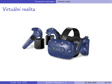Původní snímek 23: Virtuální realita