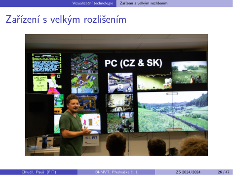 Původní snímek 26: Zařízení s velkým rozlišením