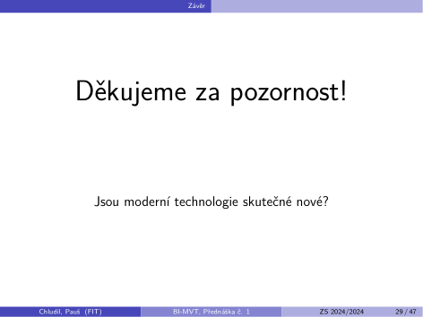 Původní snímek 29: Děkujeme za pozornost!