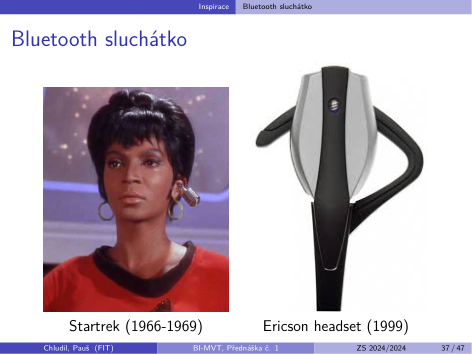 Původní snímek 37: Bluetooth sluchátko