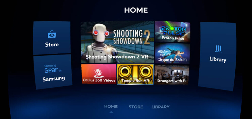 Složité VR UI
