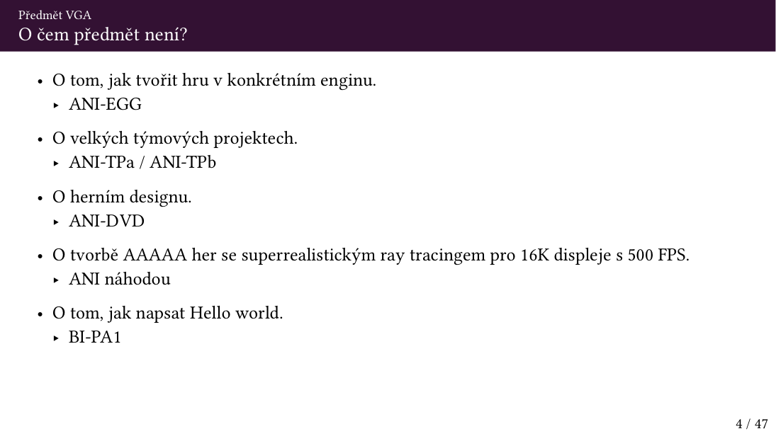 Původní snímek 4: O čem předmět není?