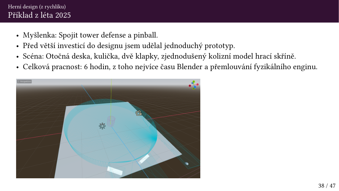 Původní snímek 38: Příklad z léta 2025