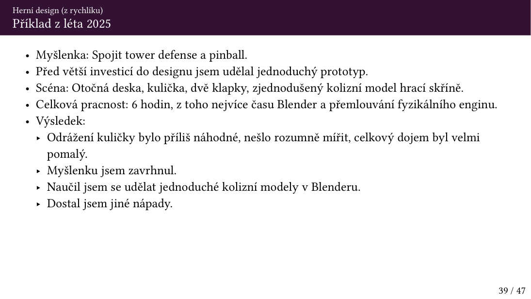 Původní snímek 39: Příklad z léta 2025